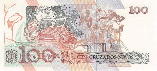 100 Cruzeiros 1990